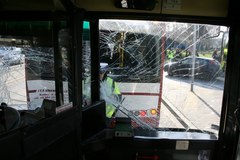 Zderzenie dwóch autobusów w Radomiu