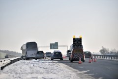 Zderzenie dwóch autokarów na Mazowszu 