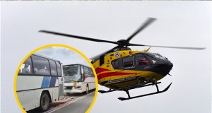 Zderzenie dwóch autokarów z dziećmi. Są poszkodowani