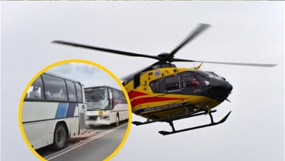 Zderzenie dwóch autokarów z dziećmi. Są poszkodowani