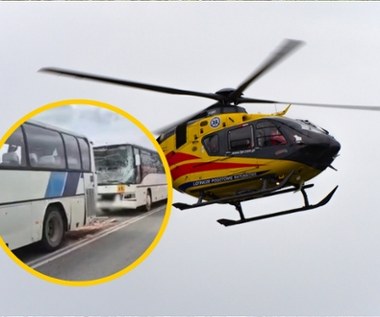 Zderzenie dwóch autokarów z dziećmi. Są poszkodowani