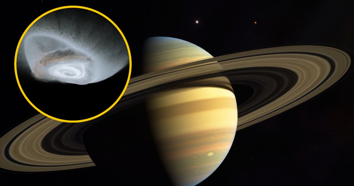 Zderzenie dwóch lodowych księżyców stworzyło pierścienie Saturna? NASA opublikowało symulację [WIDEO] /Zrzut ekranu/YouTube/ Exploring the Origins of Saturn's Rings and Moons/ NASA's Ames Research Center /123RF/PICSEL
