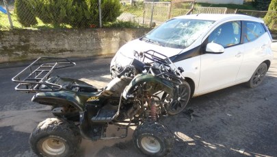 ​Zderzenie dwóch pojazdów. Kierowcy bez uprawnień, razem mają 29 lat