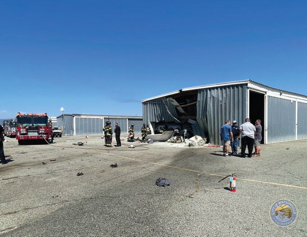 Zderzenie dwóch samolotów Cessna na lotnisku w Kalifornii /CITY OF WATSONVILLE /PAP/EPA