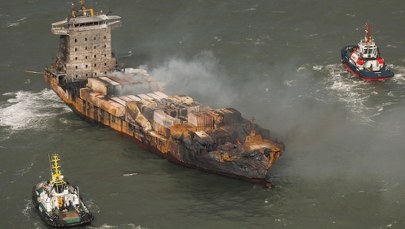 Zderzenie na Morzu Północnym. Rosjanin kapitanem kontenerowca