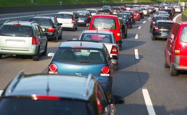 Zderzenie pięciu aut na A4 w Katowicach. Ogromne utrudnienia