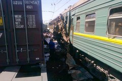 Zderzenie pociągów pod Moskwą 