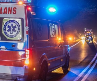 Zderzenie samochodu osobowego z busem. Dwoje małych dzieci w szpitalu