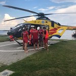 Zderzenie skuterów wodnych na Jeziorze Zegrzyńskim, 30-latek trafił do szpitala
