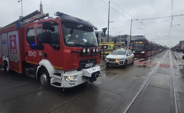 Zderzenie tramwajów w centrum Łodzi. Są ranni 