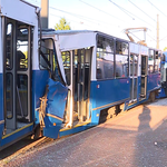 Zderzenie tramwajów w Krakowie. 20 osób rannych