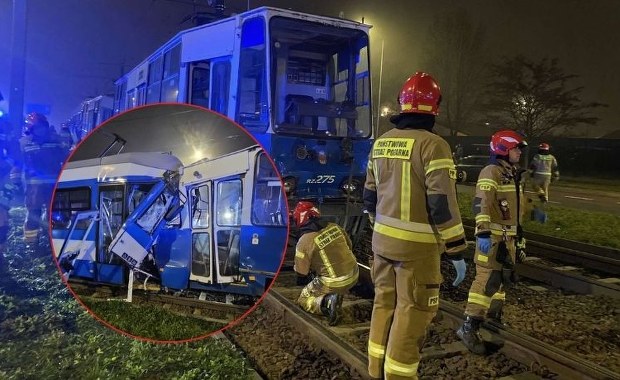 Zderzenie tramwajów w Krakowie. Wielu poszkodowanych
