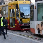 Zderzenie tramwajów w Łodzi. 4 osoby w szpitalach