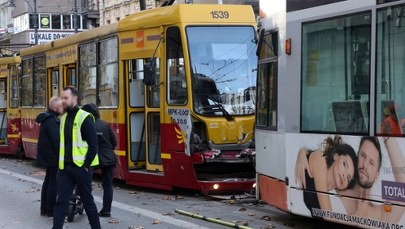 Zderzenie tramwajów w Łodzi. 4 osoby w szpitalach