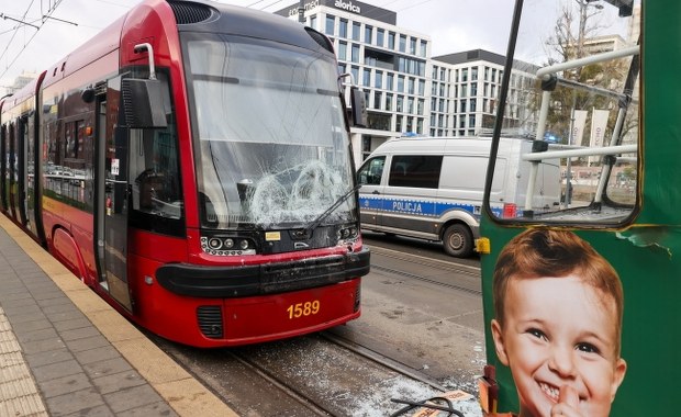 Zderzenie tramwajów w Łodzi. 9 osób poszkodowanych 