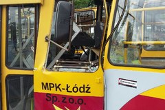 Zderzenie tramwajów w Łodzi. Są poszkodowani