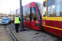 Zderzenie tramwajów w Łodzi. Są poszkodowani