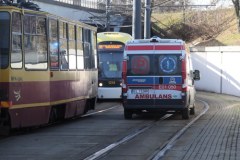 Zderzenie tramwajów w Łodzi. Są poszkodowani