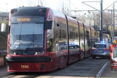 Zderzenie tramwajów w Łodzi. Są poszkodowani
