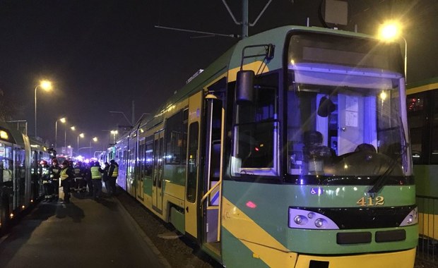 Zderzenie tramwajów w Poznaniu. Motorniczy doznał ciężkich urazów