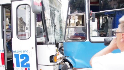 Zderzenie tramwajów we Wrocławiu. 25 osób rannych