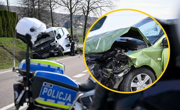 Zderzenie trzech aut na Podkarpaciu. Są ranni
