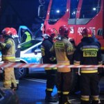 Zderzenie trzech busów na autostradzie A4. Nie żyje jedna osoba