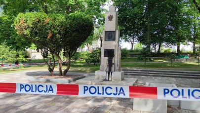 Zdewastował pomnik, szybko został zatrzymany 