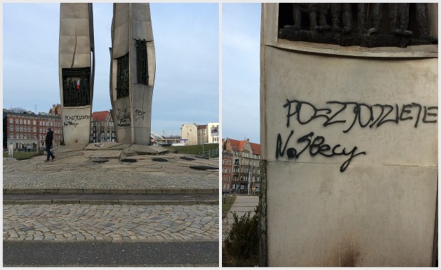 Zdewastowali Pomnik Poległych Stoczniowców. Policja szuka sprawców