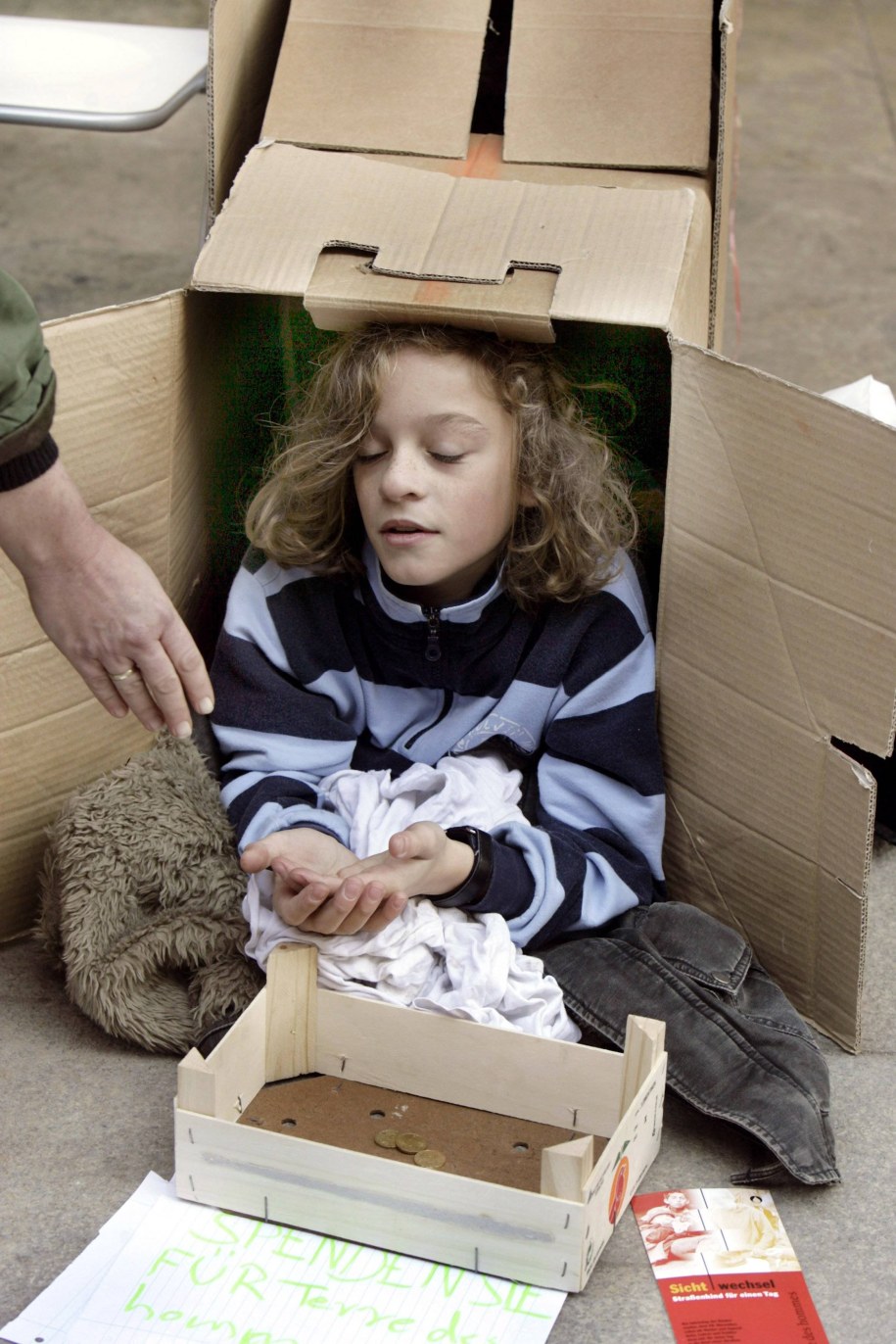 Coraz więcej bezdomnych dzieci w USA