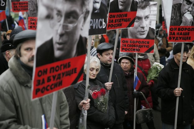 "Zginął za naszą przyszłość!" Marsze pamięci w Rosji, 20 zatrzymanych