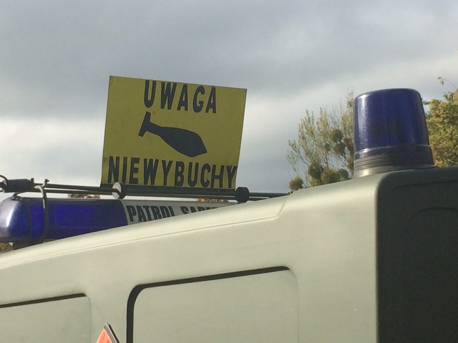 Niewybuch w pobliżu stacji Gdynia Główna