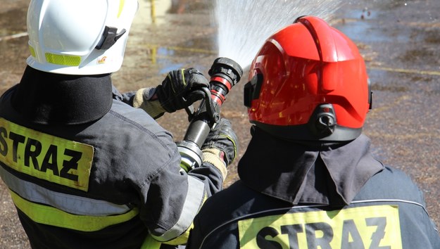 Mazowsze: Pożar hali z rurami PCV