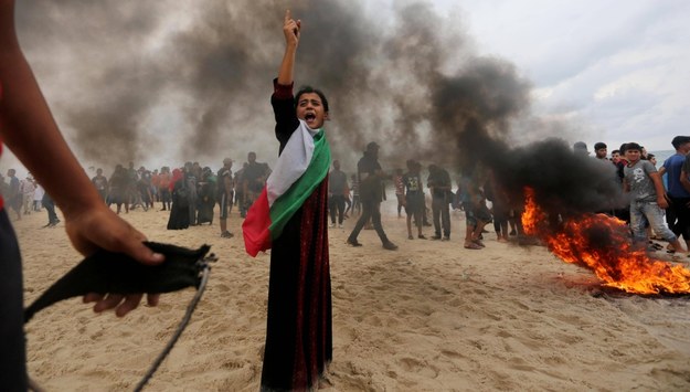 Sześciu Palestyńczyków zginęło w protestach w Strefie Gazy