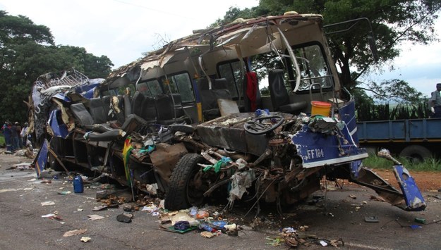 Dwa autobusy zderzyły się w Zimbabwe. 47 osób nie żyje