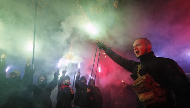 Protesty na Ukrainie przeciwko agresji Rosji. "Cały świat powinien to usłyszeć"