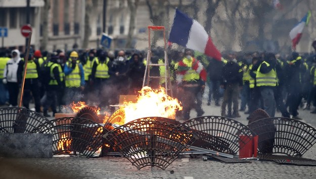 Prognozy wzrostu PKB Francji niższe przez protesty "żółtych kamizelek"