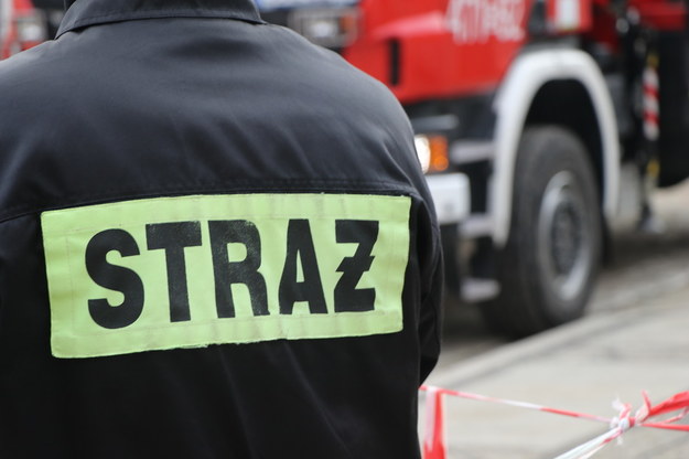 Pożar traw w Sokołowie Małopolskim. Strażacy znaleźli ciało 80-latka