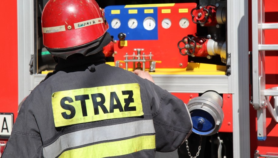 Ogromny pożar odpadów w Pionkach. Zatrzymano 45-latka