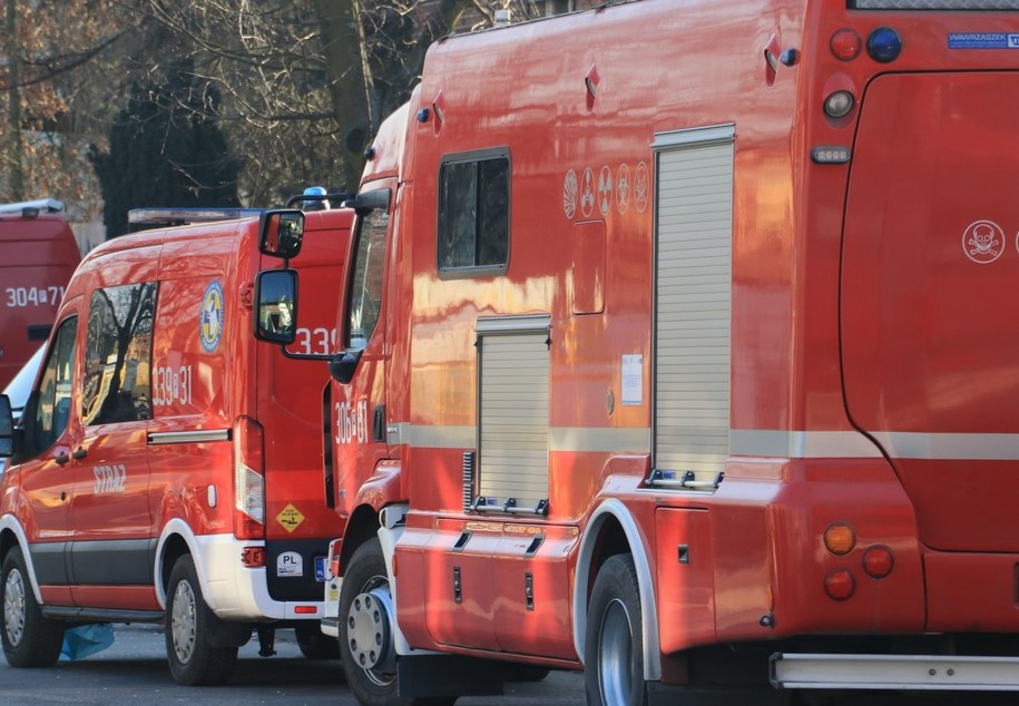 Pożar w bloku w Jaworznie. Ewakuowano 105 osób