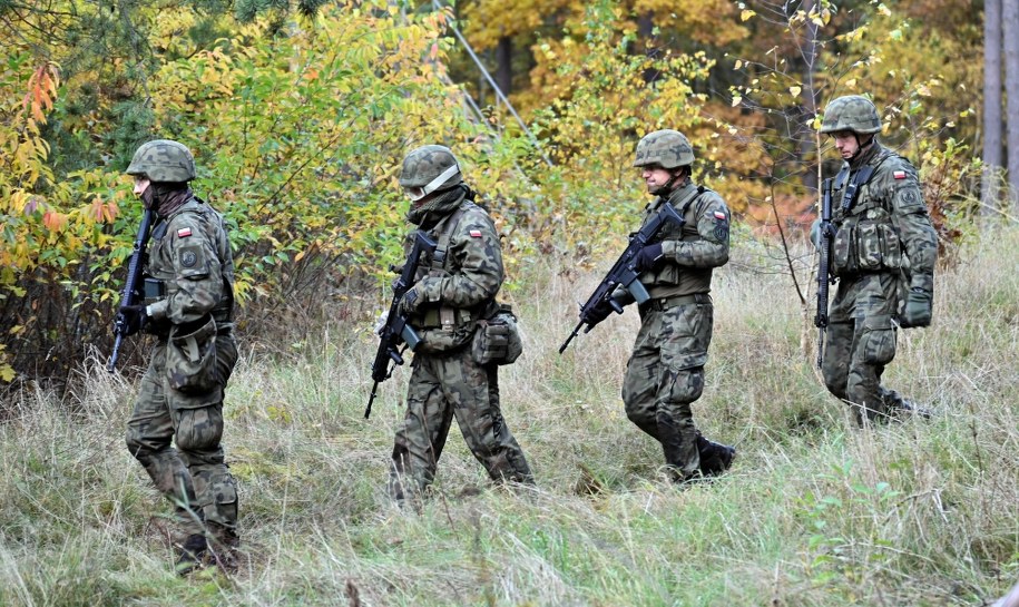 Mazowieccy terytorialsi wyjechali na granicę polsko-białoruską