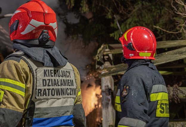Pożar w Sarbinowie. Spłonęło 12 domków letniskowych