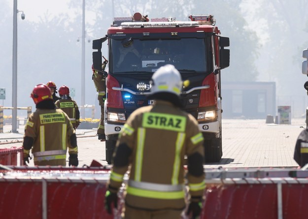 Kolejny pożar hali przy Marywilskiej w Warszawie