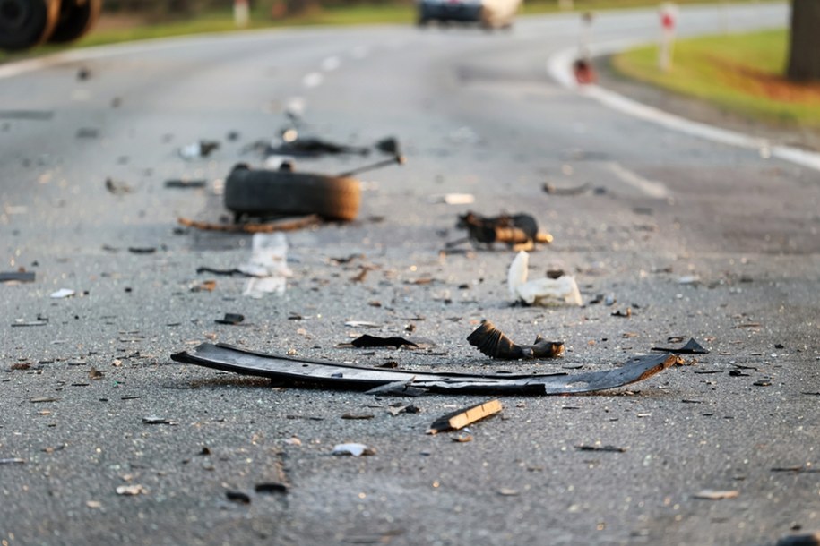 W wypadku zginął ksiądz. Auto stanęło w płomieniach