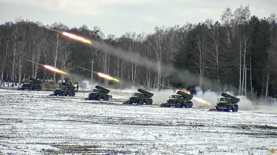 Zdj. udostępnione przez białoruskie ministerstwo obrony //BELARUSIAN DEFENCE MINISTRY PRESS SERVICE /PAP/EPA