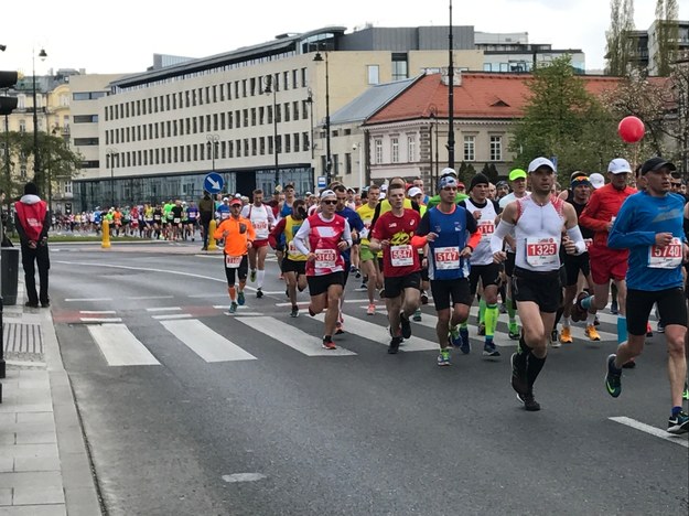 Zdj. z maratonu /Michał Dobrołowcz /RMF FM