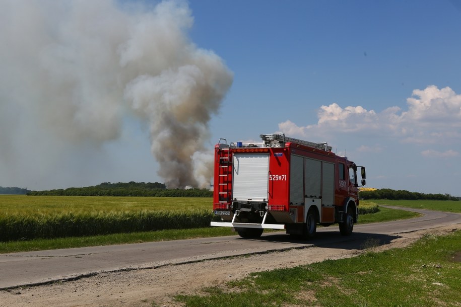 Zdj. z miejsca pożaru /Gorąca Linia RMF FM