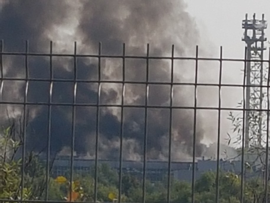 Zdj. z miejsca pożaru /Gorąca Linia RMF FM