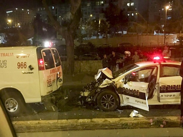 Zdj. z miejsca wypadku /United Hatzalah / HANDOUT /PAP/EPA