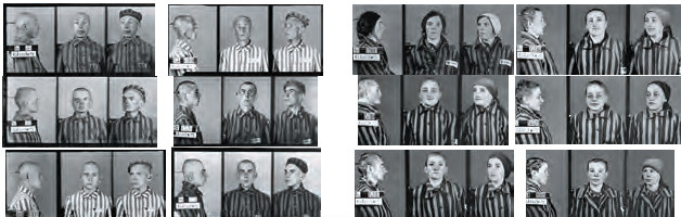 Zdjęcia policyjne więźniów KL Auschwitz - zamiieszczone w książce "Fotograf z Auschwitz" /materiały prasowe